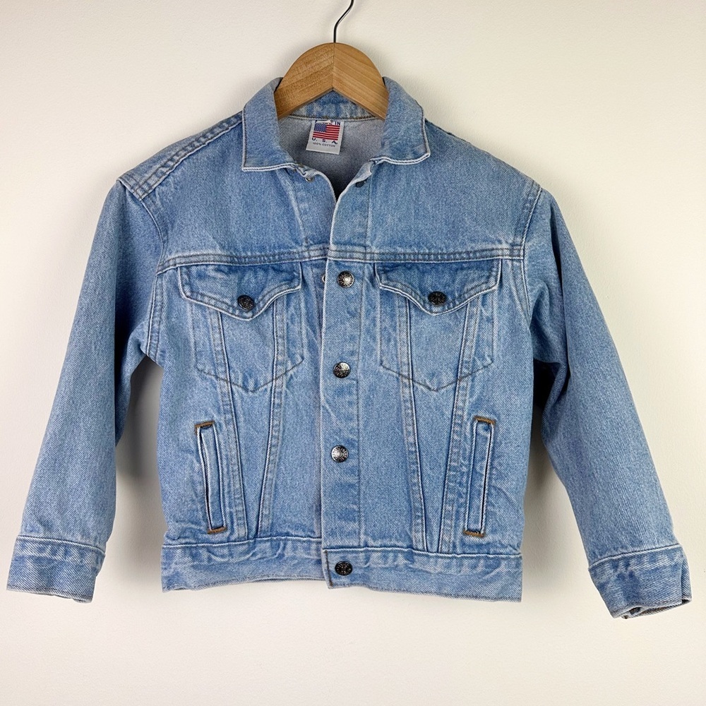 Vintage 80's TYCA Kids Denim Jacket